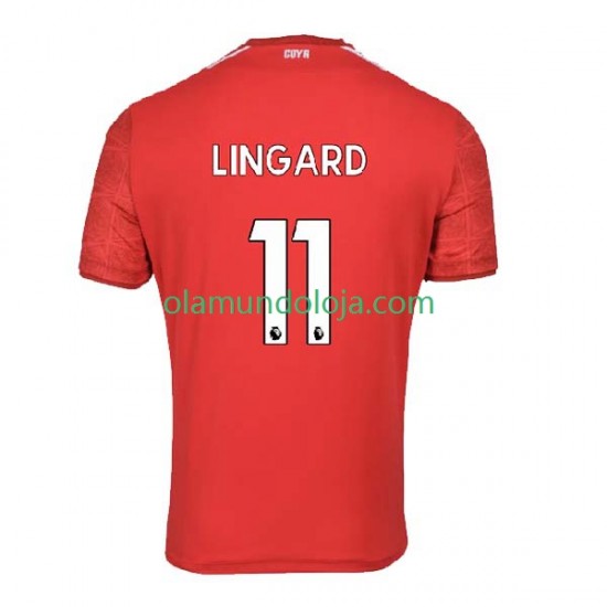 Camisola Nottingham Forest Jesse Lingard 11 Homem Equipamento Primeiro 2022-2023 Manga Curta